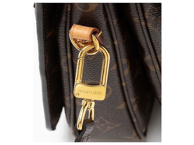Borsa a tracolla Louis Vuitton Monogram Canvas Pochette Metis Marrone - vista 10