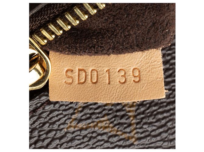 Borsa a tracolla Louis Vuitton Monogram Canvas Pochette Metis Marrone - vista 6