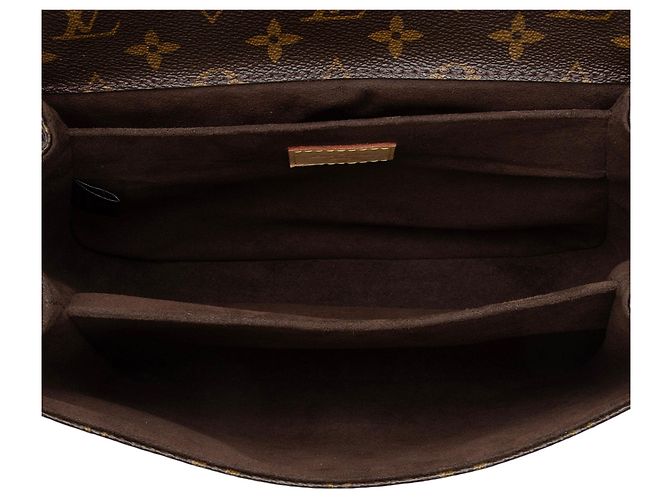 Borsa a tracolla Louis Vuitton Monogram Canvas Pochette Metis Marrone - vista 7