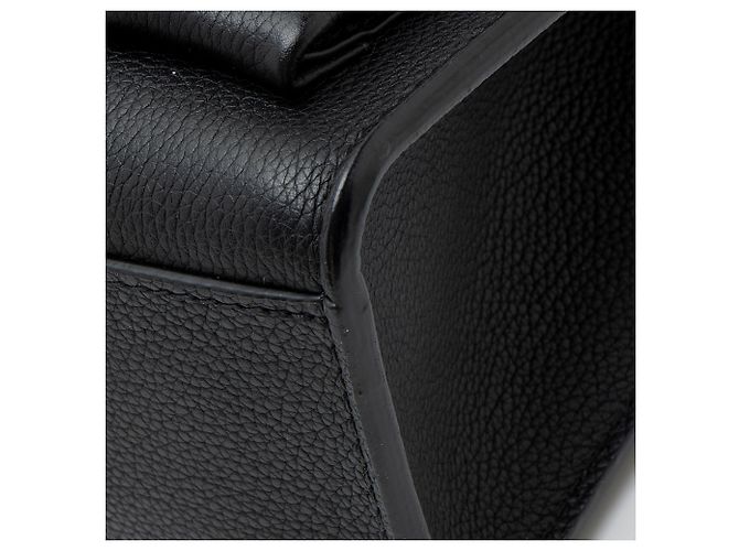 Sac à épaule Louis Vuitton Mylockme BB en cuir de veau Noir - vue 10