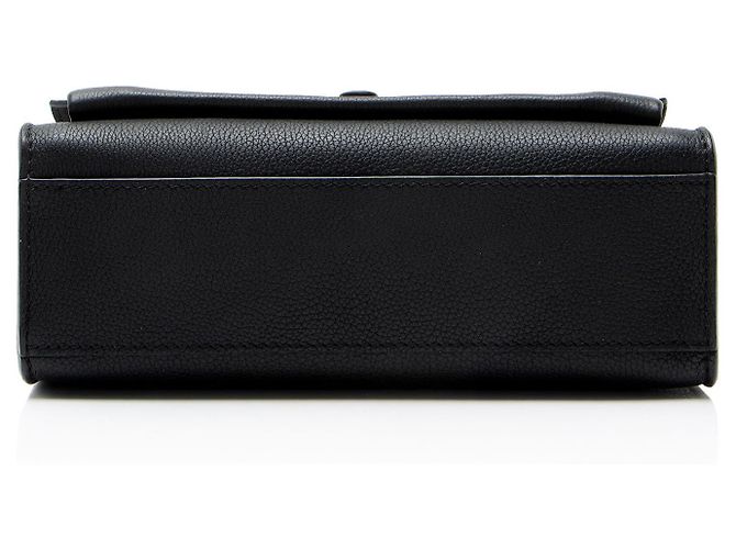 Sac à épaule Louis Vuitton Mylockme BB en cuir de veau Noir - vue 4
