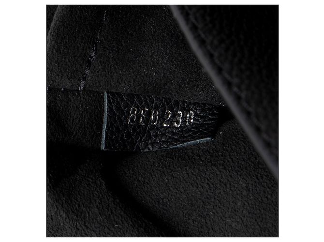 Sac à épaule Louis Vuitton Mylockme BB en cuir de veau Noir - vue 6