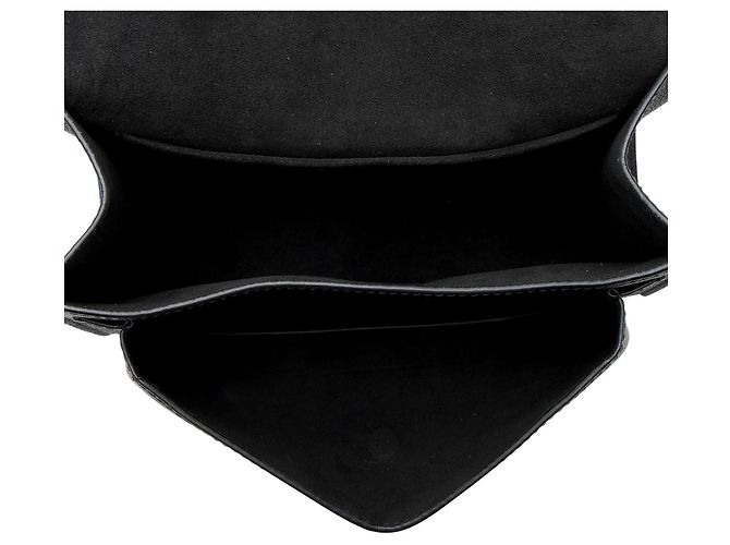 Sac à épaule Louis Vuitton Mylockme BB en cuir de veau Noir - vue 7