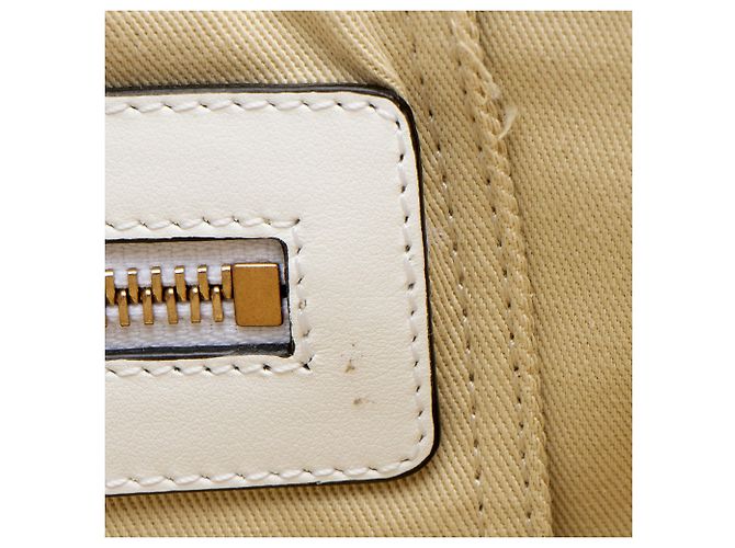 Versace Chain Link Canvas La Medusa Large Tote Braun Beige - Ansicht 10
