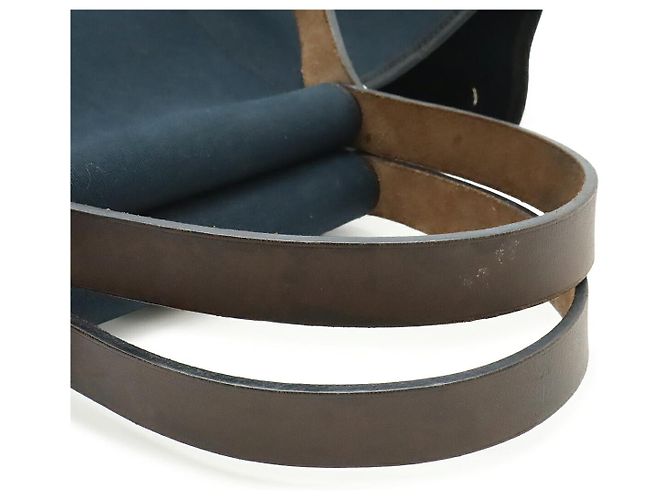 Borsa Tote Hermès in tela nera Nero - vista 4