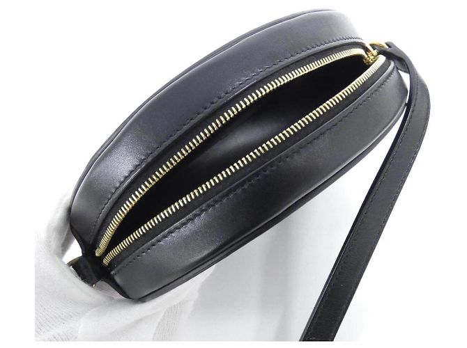 Céline Sac bandoulière ovale Celine en veau Noir - vue 5
