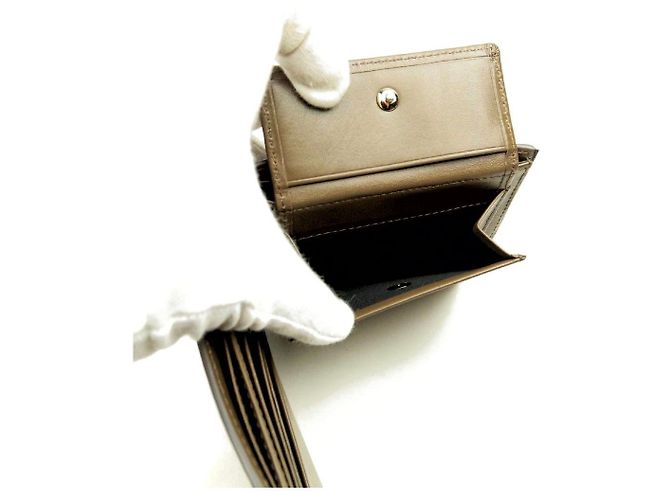 Paul Smith Brighe Stripe Trim Leather Wallet Brown - view 4