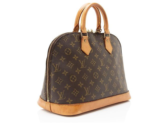 Borsa Louis Vuitton Vintage Monogram Canvas Alma PM Marrone - vista 2