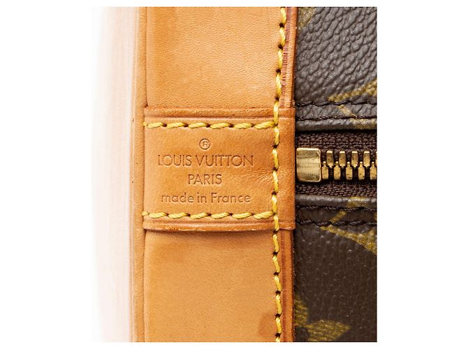 Borsa Louis Vuitton Vintage Monogram Canvas Alma PM Marrone - vista 8