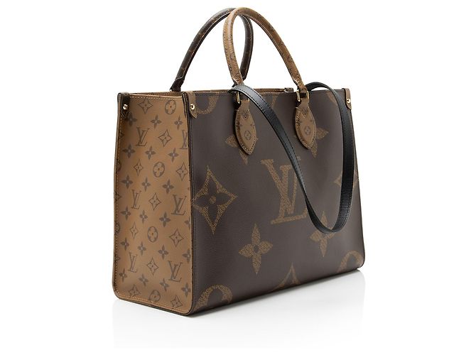 Louis Vuitton Giant Monogram Canvas Onthego MM Tote Braun - Ansicht 2