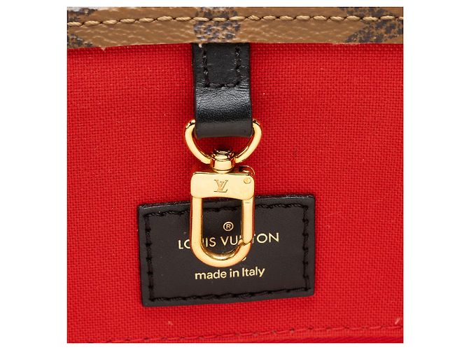 Louis Vuitton Giant Monogram Canvas Onthego MM Tote Braun - Ansicht 8