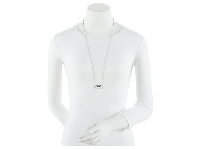 Collana Bean 25mm in argento sterling Tiffany & Co. Elsa Peretti Metallico - vista 2