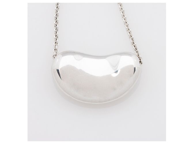 Collana Bean 25mm in argento sterling Tiffany & Co. Elsa Peretti Metallico - vista 5