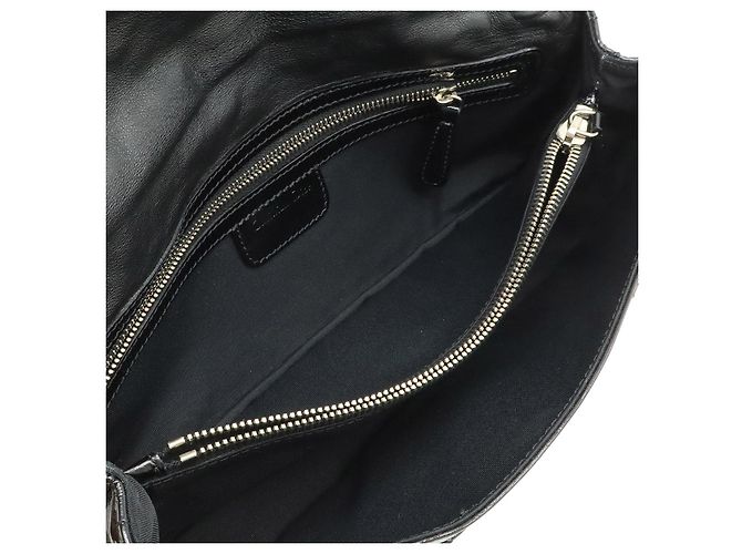 Borsa a tracolla con catena Dior Cannage Nero - vista 7