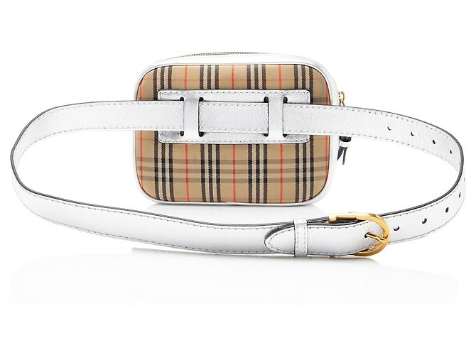 Borsa cintura Burberry Horseferry Check Link Marrone Beige - vista 3