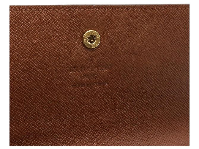 Louis Vuitton Monogram Flap Wallet Brown - view 9