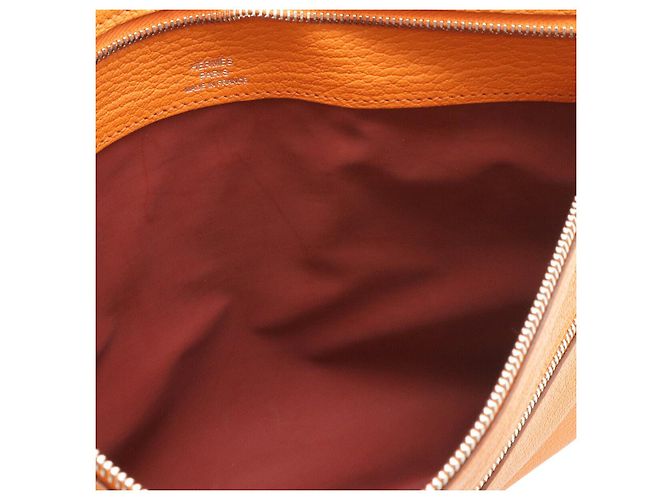 Hermès Hermes W Zip Flat Pouch Orange - Ansicht 5