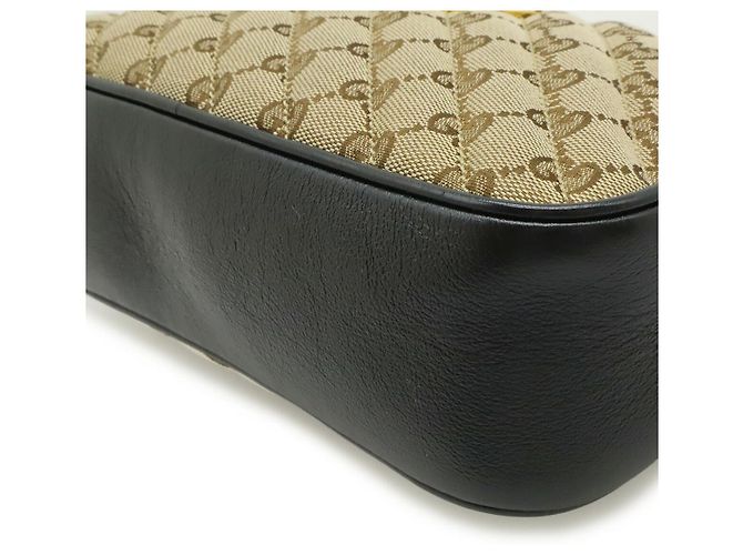 Borsa a tracolla Gucci GG Marmont Marrone Beige - vista 3