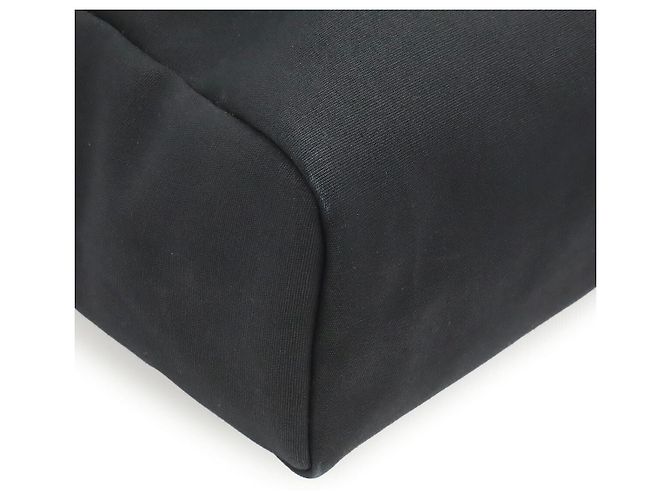 Hermès Handtasche schwarz Stoff - Ansicht 3