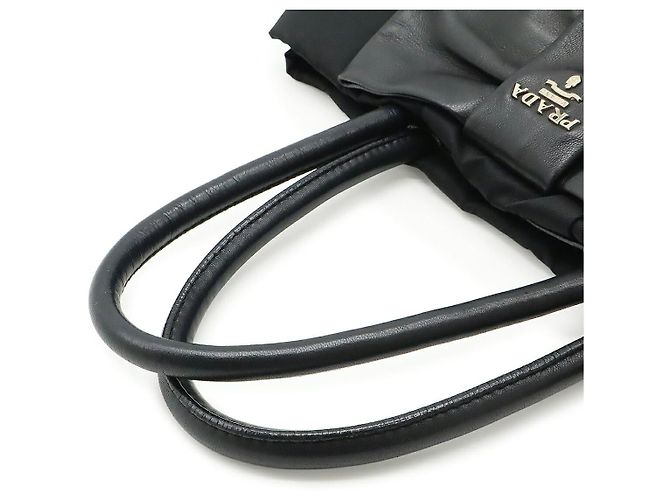 Bolso Tote Prada Ribbon Negro - vista 4