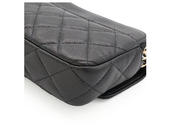 Custodia per telefono con patta Chanel Matelassé Nero - vista 3