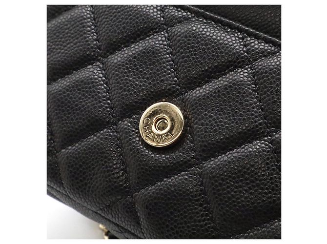 Custodia per telefono con patta Chanel Matelassé Nero - vista 4