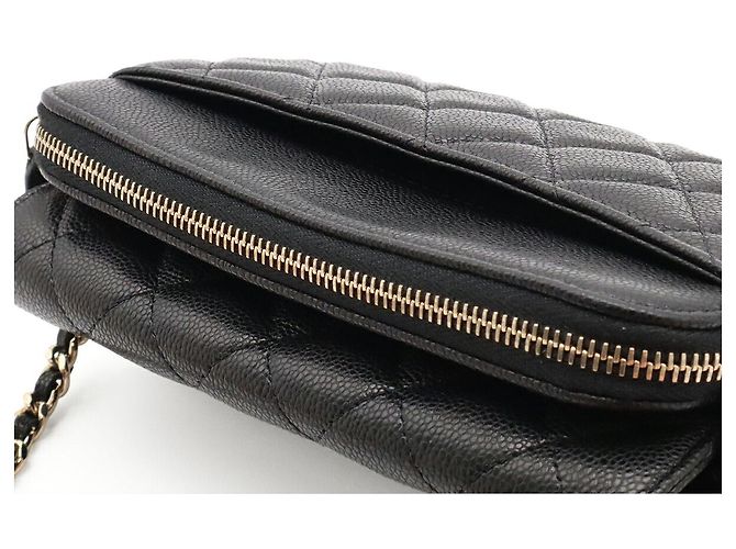 Custodia per telefono con patta Chanel Matelassé Nero - vista 9