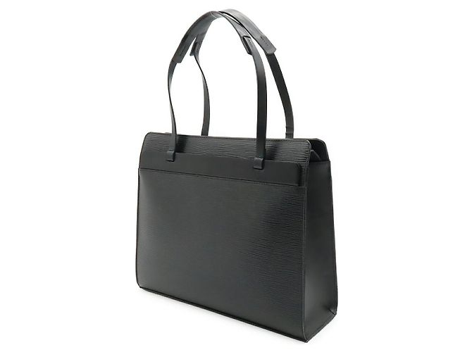 Borsa Tote Louis Vuitton Epi Croisette PM Nero - vista 2
