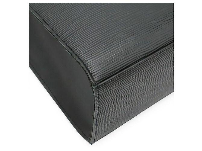 Borsa Tote Louis Vuitton Epi Croisette PM Nero - vista 3