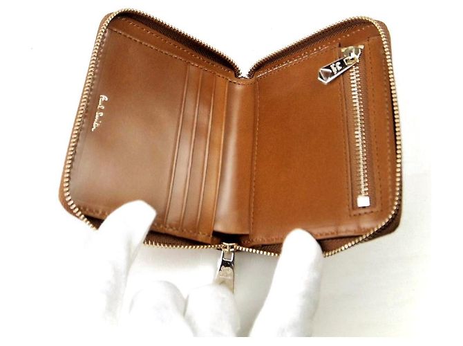Portafoglio compatto in pelle Luxe Shine Paul Smith Marrone - vista 2