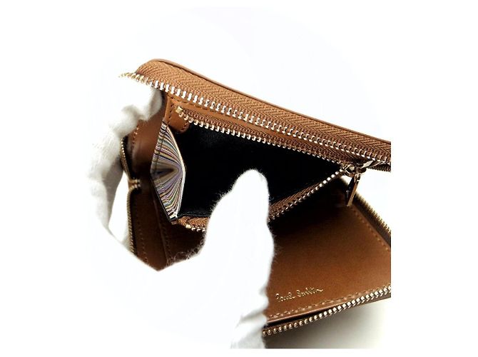 Portafoglio compatto in pelle Luxe Shine Paul Smith Marrone - vista 4