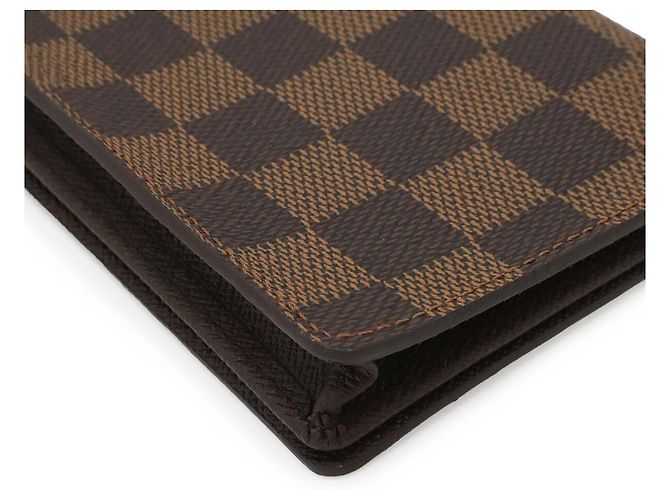 Portafoglio lungo Louis Vuitton Damier Marrone - vista 3