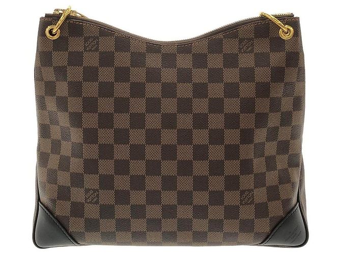 Louis Vuitton Odeon Damier Schultertasche Braun - Ansicht 2