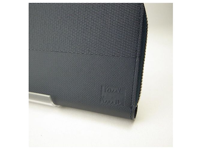 Paul Smith Leather Long Wallet Blue - view 2
