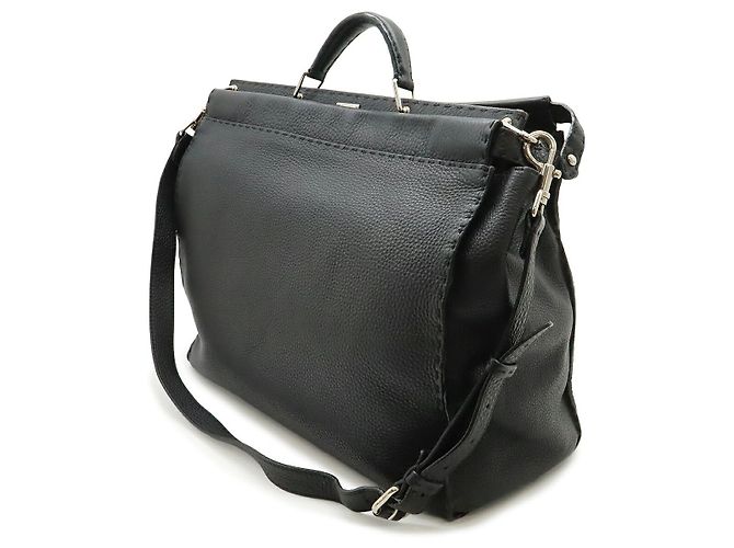Fendi Peekaboo Monster Bugs Tote Schwarz - Ansicht 2