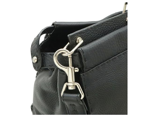Fendi Peekaboo Monster Bugs Tote Schwarz - Ansicht 8