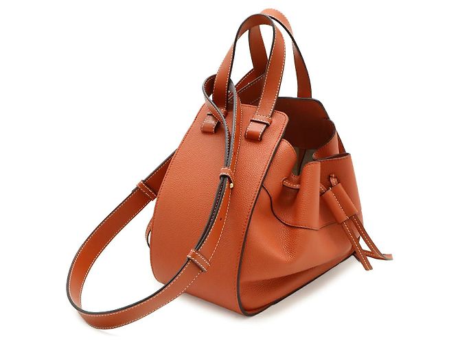 Borsa a coulisse Loewe Hammock Arancione - vista 2