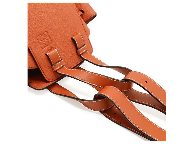 Borsa a coulisse Loewe Hammock Arancione - vista 5