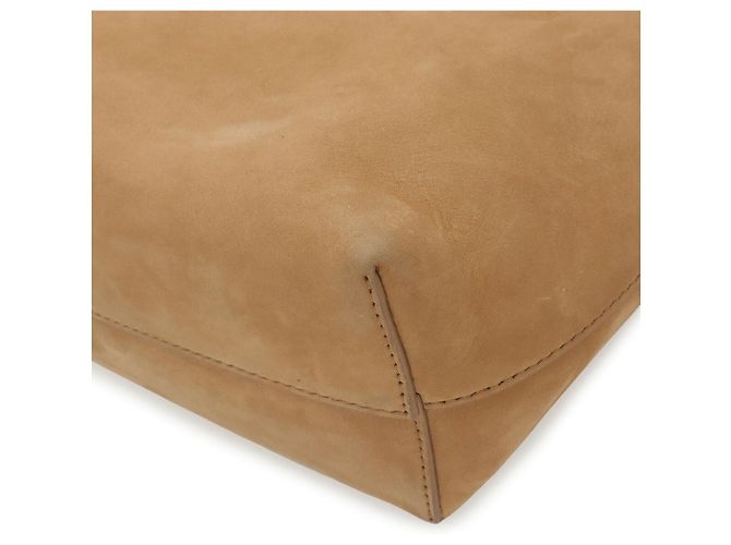 The Row Park Tote in scamosciato marrone beige - vista 3