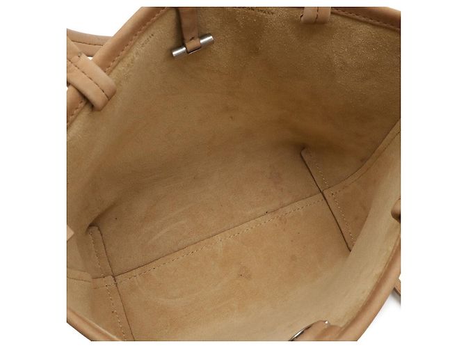 The Row Park Tote in scamosciato marrone beige - vista 8