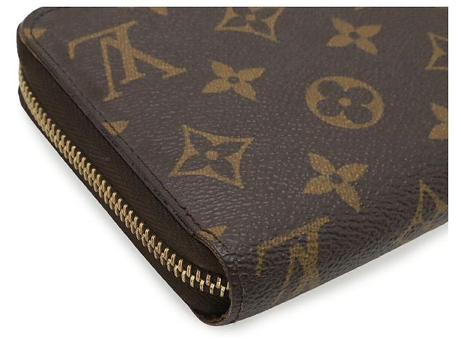 Portafoglio Zippy Louis Vuitton Marrone - vista 3