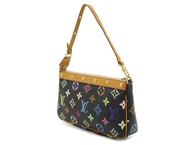 Pochette Accessori Louis Vuitton Nera in Tela Nero - vista 2