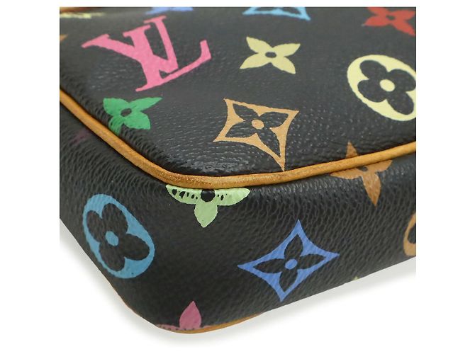 Pochette Accessori Louis Vuitton Nera in Tela Nero - vista 3