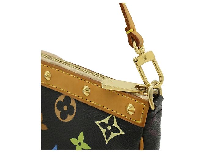 Pochette Accessori Louis Vuitton Nera in Tela Nero - vista 7