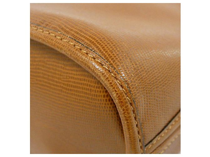 Céline Borsa a tracolla in pelle Celine Marrone - vista 3