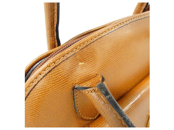 Céline Borsa a tracolla in pelle Celine Marrone - vista 5