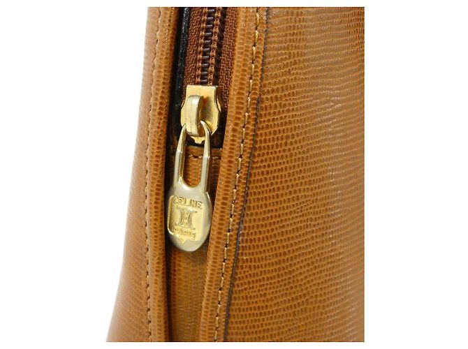 Céline Borsa a tracolla in pelle Celine Marrone - vista 6