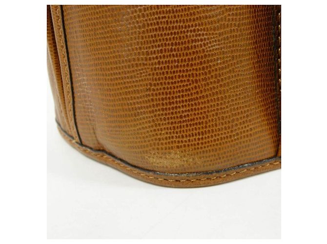 Céline Borsa a tracolla in pelle Celine Marrone - vista 7