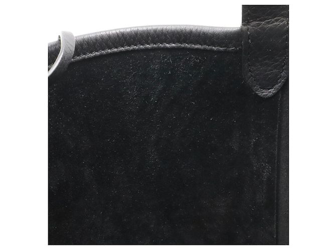 The Row Small Park Leather Tote Nero - vista 6