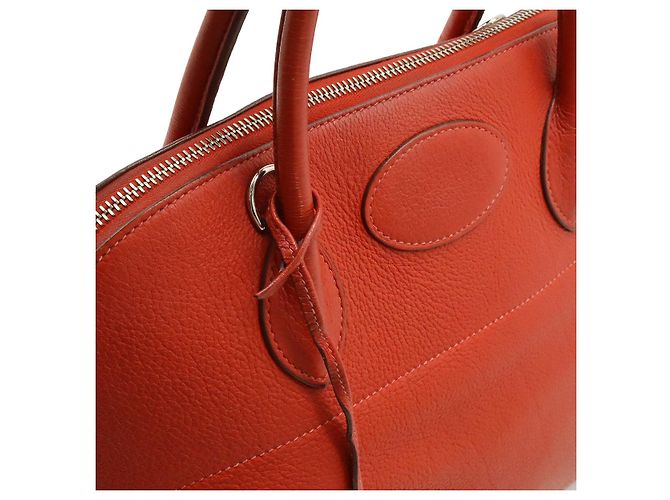 Hermès Borsa a mano Hermes Bolide Rosso - vista 9
